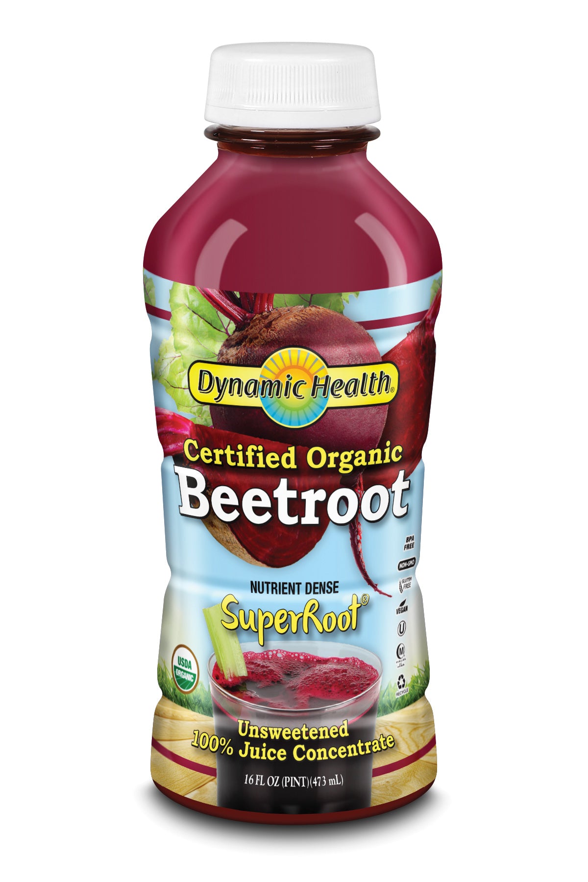 Beetroot Juice Concentrate - 16-Fl-Oz-(473-mL)