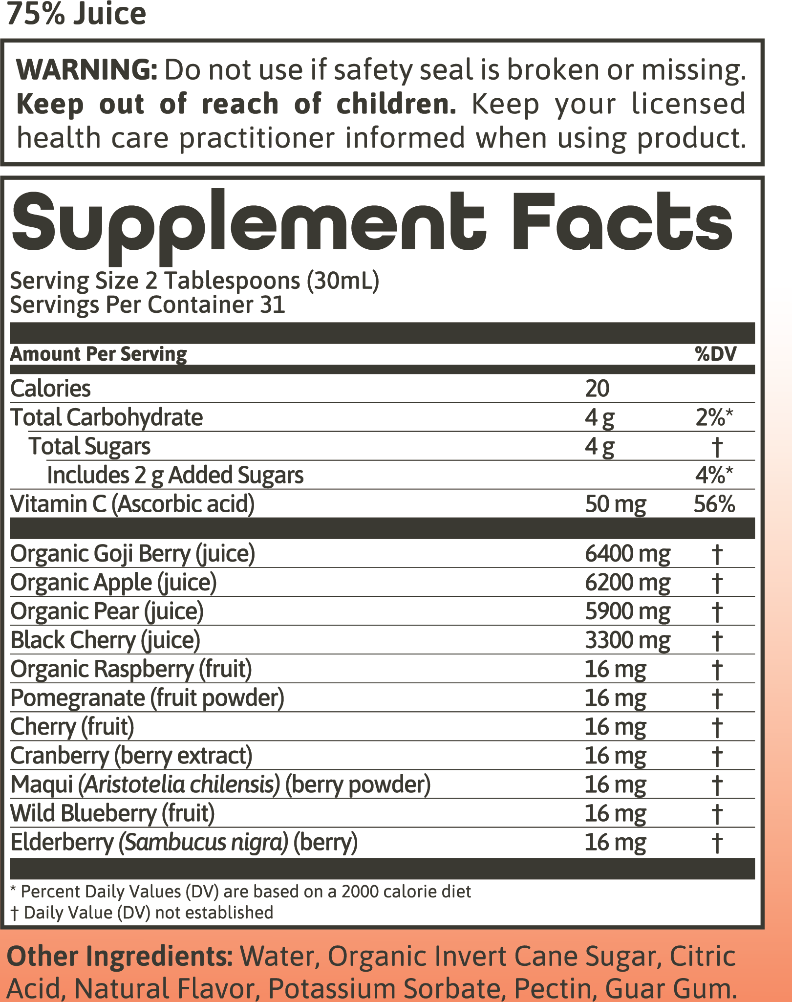 Goji Juice Blend