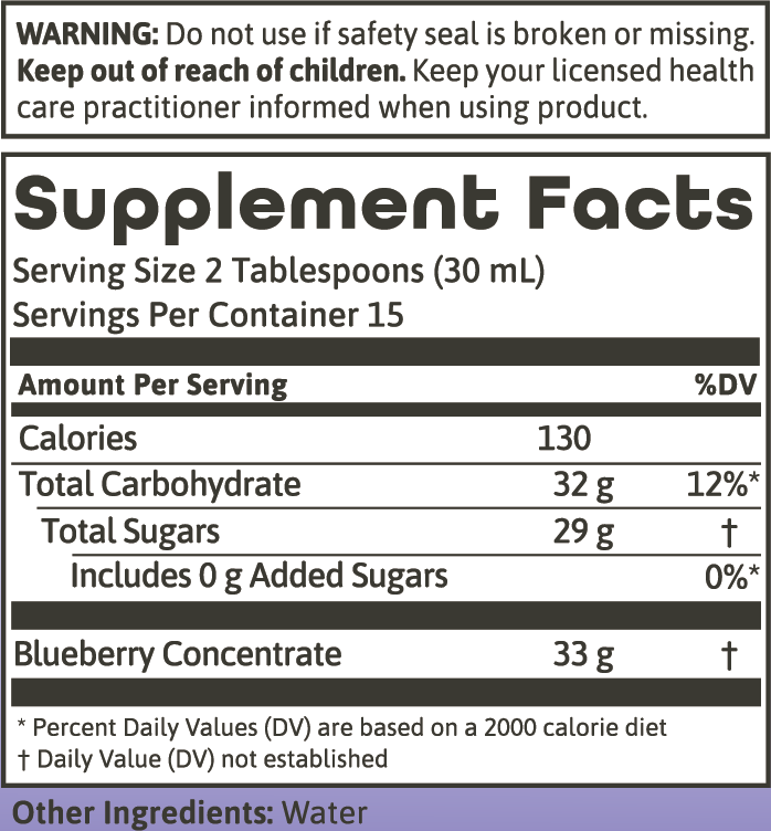 Blueberry Concentrate