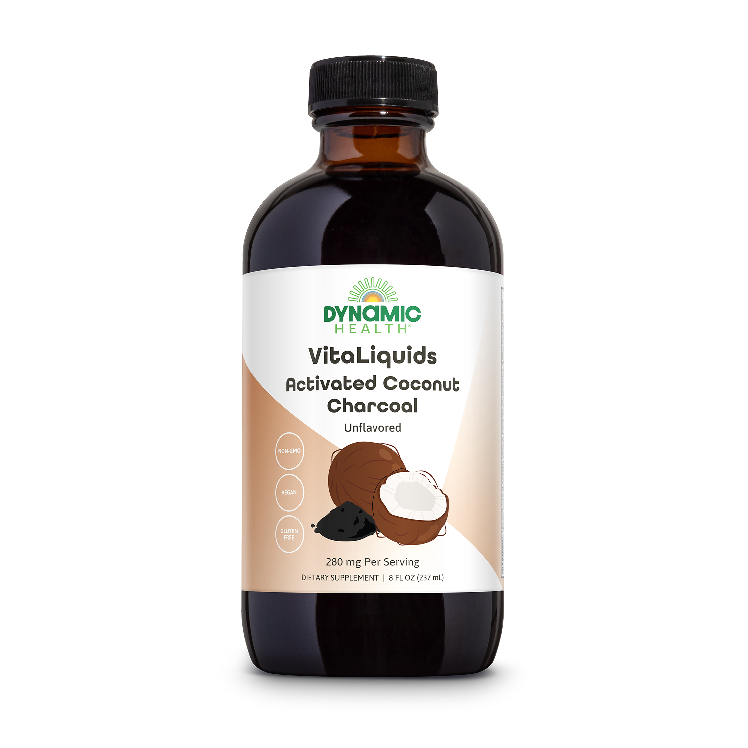 Activated Coconut Charcoal VitaLiquid Drops
