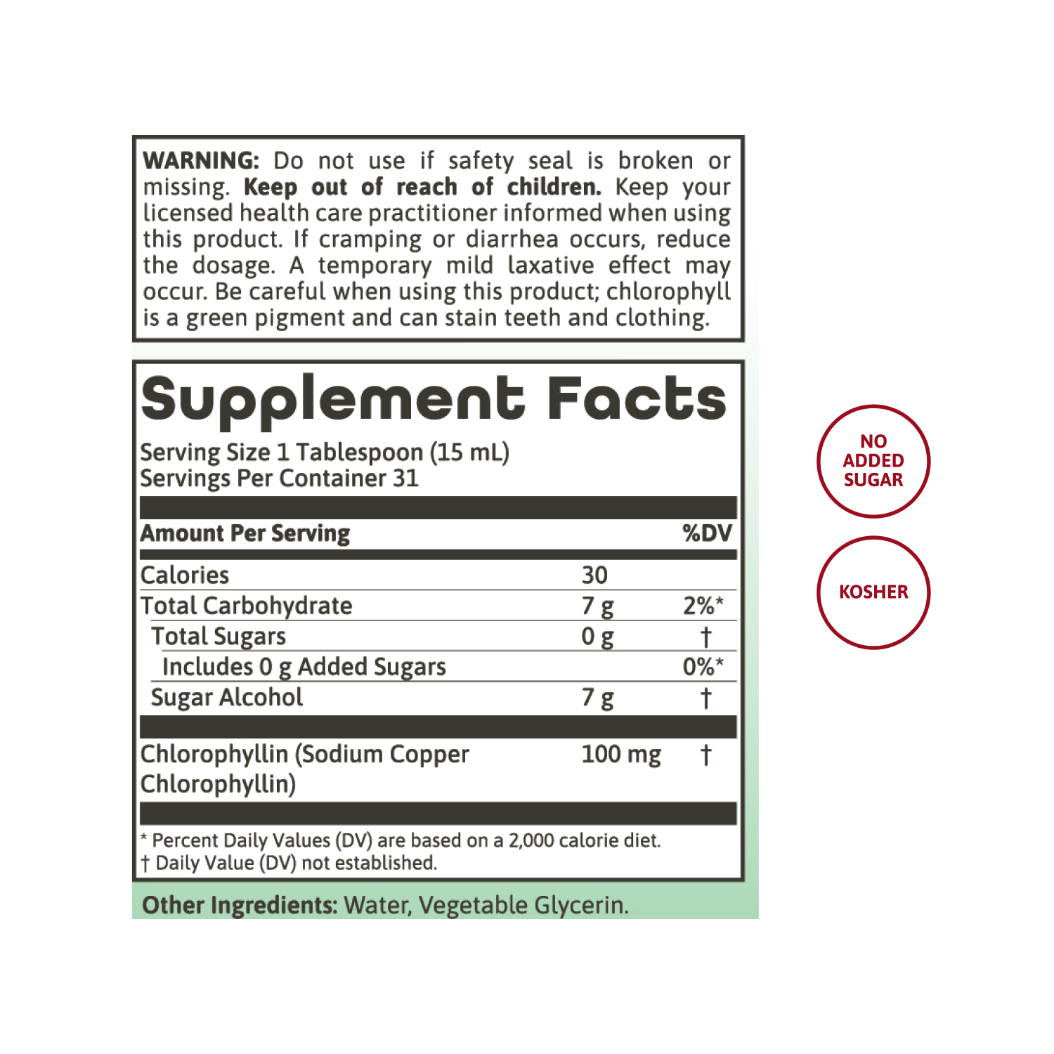 Liquid Chlorophyll - Unflavored