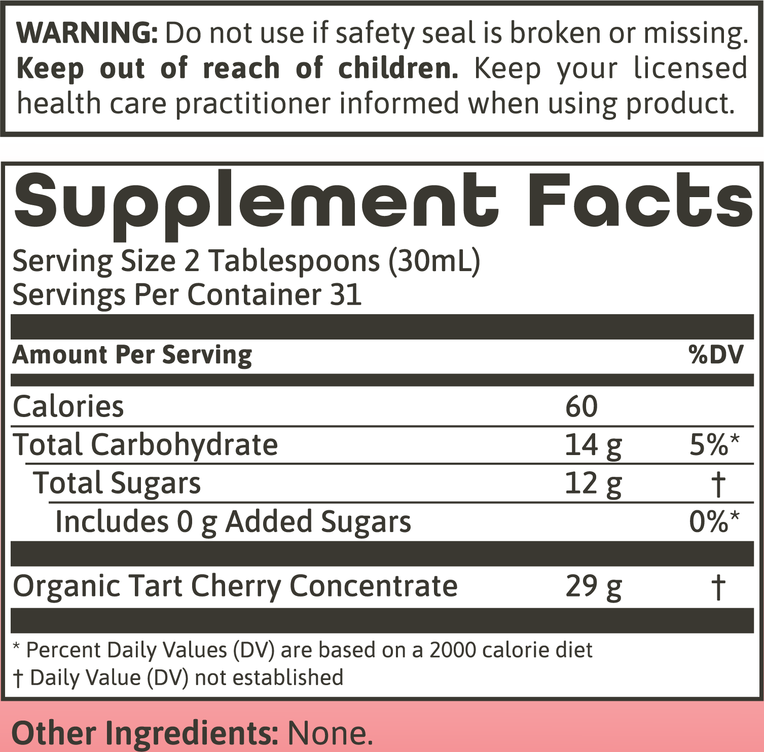Tart Cherry Concentrate - Main Image