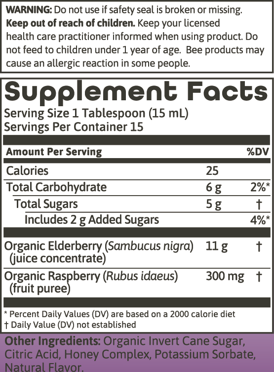 Elderberry & Honey Tonic